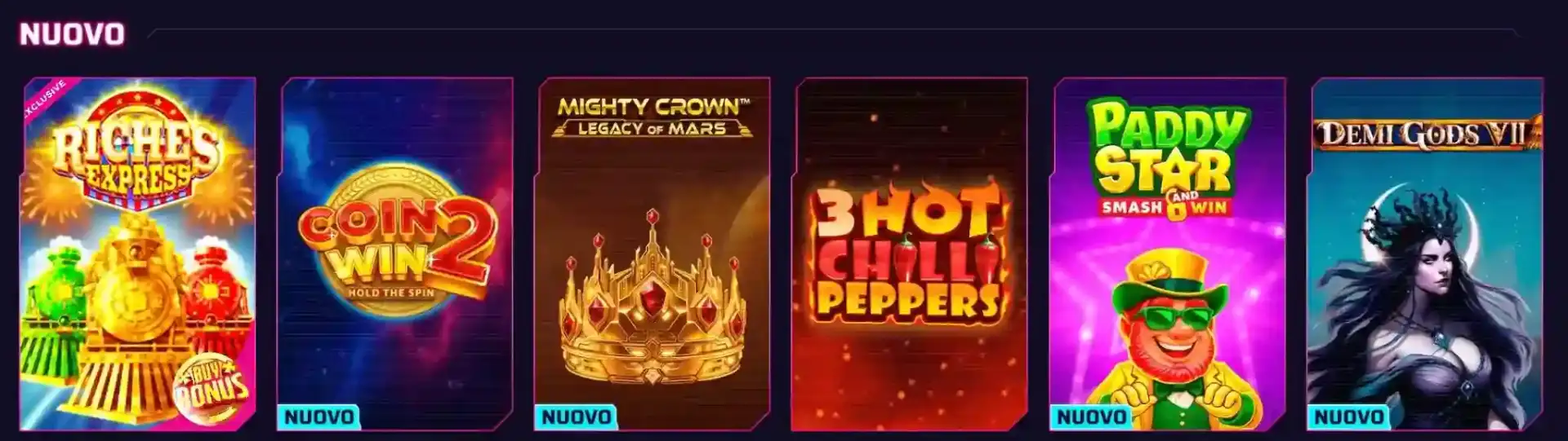 Nuove slot e giochi Roby Casino - test e recensione verificata con RTP reale